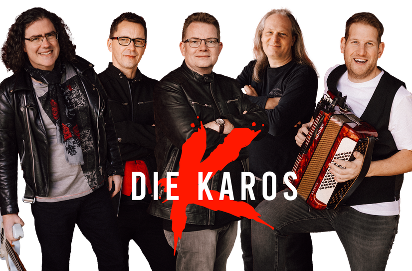 Bei der After-Show-Party der Roetgener Proklamation am Samstag, 15. November, sorgen die »Karos« mit Kölsche Tön für Stimmung.