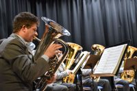 Ein musikalischer Genuss: Das Tuba-Ensemble des Heeresmusikkorps Koblenz.