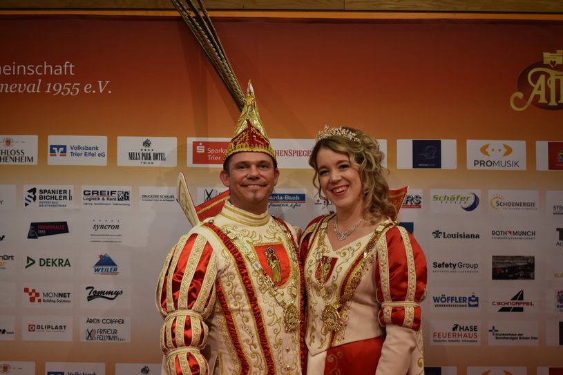 Das Trierer Prinzenpaar Tommy und Lea.