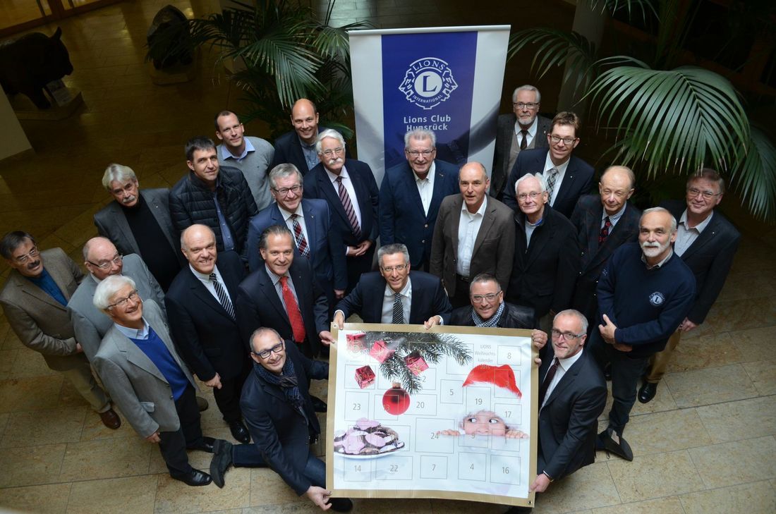 Im 50. Jahr seines Bestehens präsentiert der Lions Club Hunsrück den Lions-Adventskalender in großer Runde.