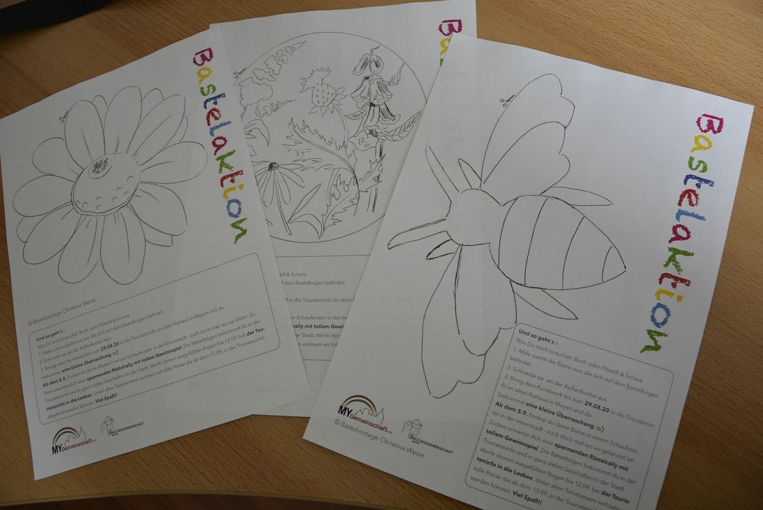 Bei der Bastelaktion ist Kreativität gefragt. Foto: Kruft