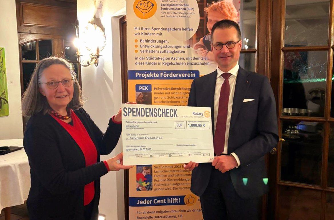 Rotarier spenden an das SPZ - Altkreis Monschau - Wochenspiegel