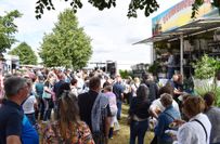 Die Marktschreier durften nicht fehlen.