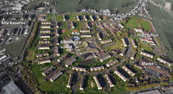 Die Housing-Area aus der Luft