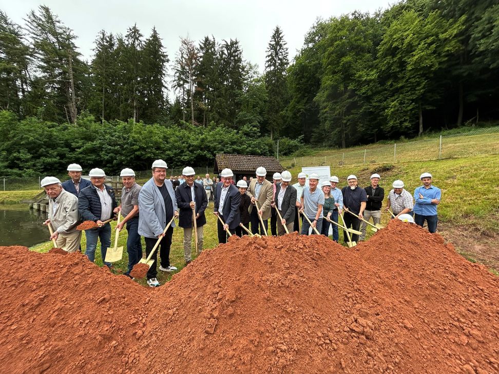 Spatenstich zur neuen Gruppenkläranlage in Daufenbach.