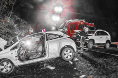 Schwerer UNfall auf der Flugplatzstraße.