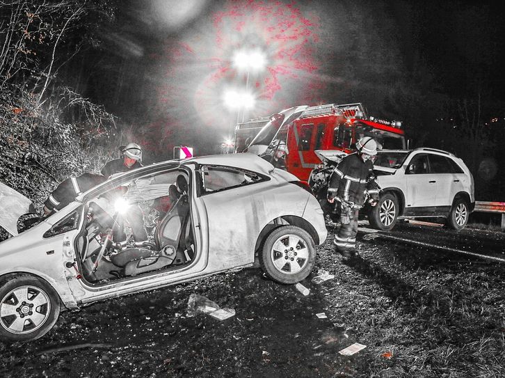 Schwerer UNfall auf der Flugplatzstraße.