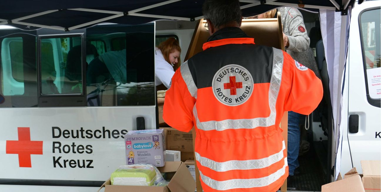 In Gerolstein und Jünkerath bietet das Rote Kreuz Beratungen für Hochwassergeschädigte an. Foto: DRK