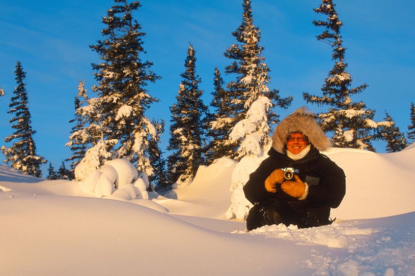 Norbert Rosing ist häufig dann auf Foto-Exkursion, wenn andere Menschen »nicht vor die Tür gehen«. Foto: Norbert Rosing