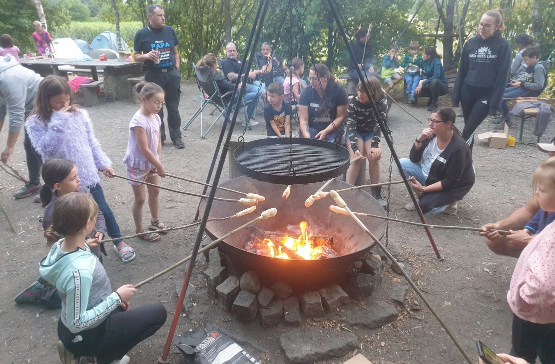 Eng wurde es nur beim Grillen, ansonsten war auf dem Höhenhof viel Platz für Kreativität.