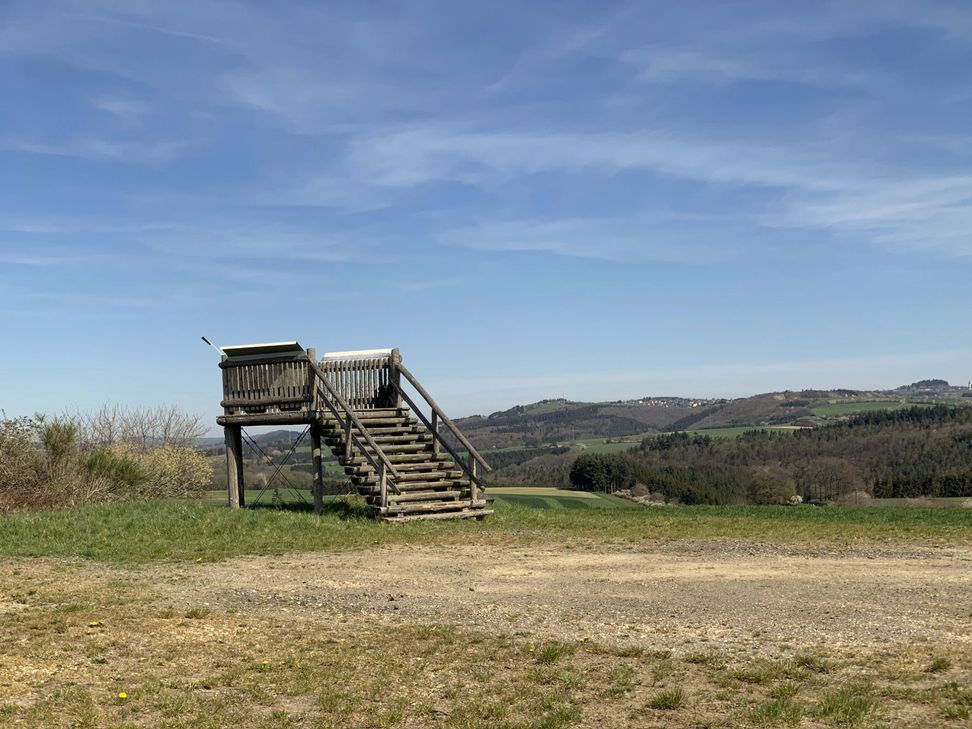 Aussichtsplattform 'Dörferblick' bei Pompster.