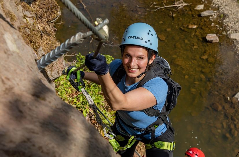 Der Burgenklettersteig wurde im Sommer letzten Jahres eingeweiht und sorgte schnell für große Begeisterung in der Kletter-Szene.