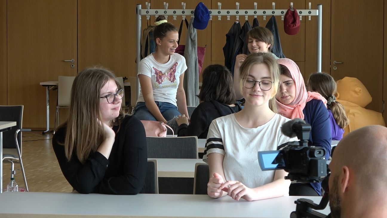 Filmaufnahmen - Projekt „Wer bin ich?“ im Juni 2021 in den Räumlichkeiten von Vogelsang ip; Foto: Spotlight Experience gUG
