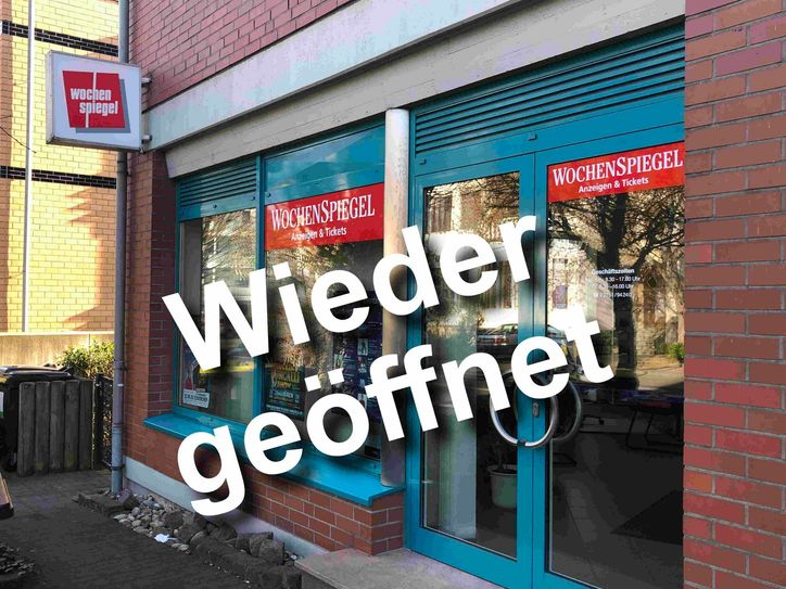 Die Wochenspiegel-Geschäftsstelle in Euskirchen ist ab Dienstag wieder geöffnet. Jedoch vorübergehend nur von Montag bis Freitag von 9 bis 13 Uhr. Foto: Scholl