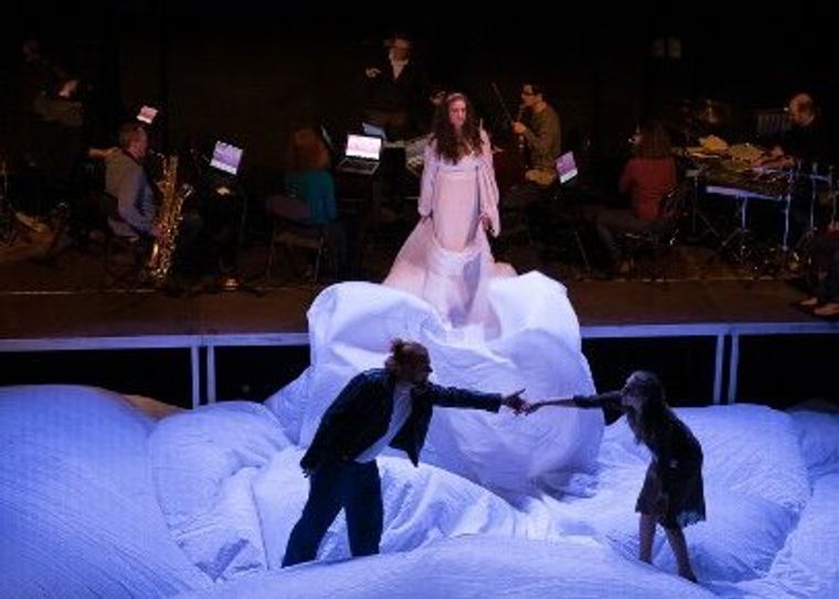 2017 wurde die Oper »Das Kreuz der Verlobten« im Aachener Ludwig Forum aufgeführt. Foto: Stadt Aachen