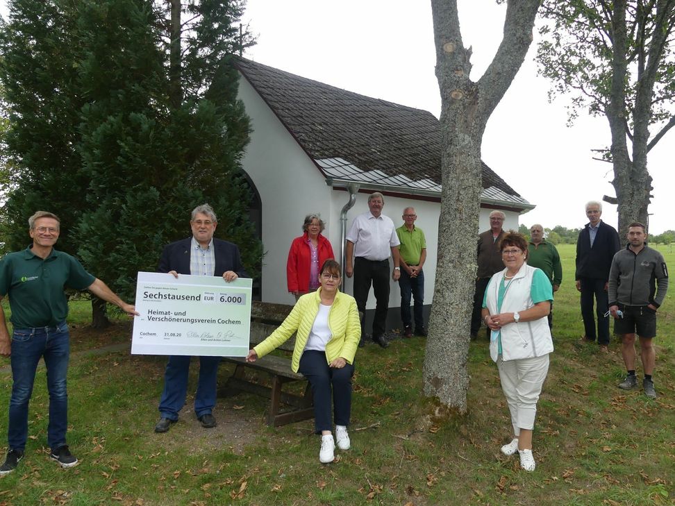 Achim und Ellen Lohner haben die Restaurierung der Jobelius-Kapelle in Cochem-Cond mit 6.000 Euro unterstützt.