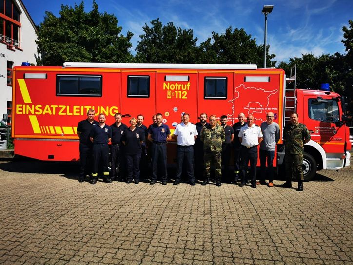 TEL Trier-Saarburg auf ÜBungseinsatz in Landau.