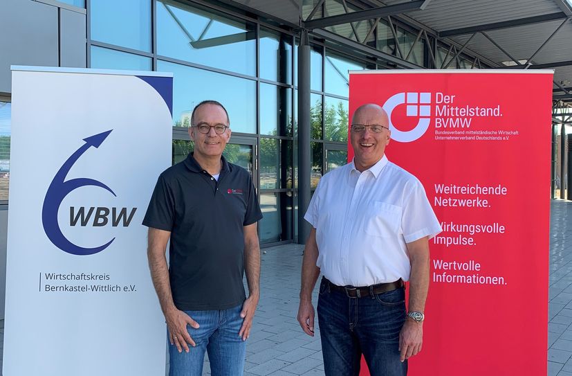 Die Organisatoren Frank Weigelt (li., Wirtschaftskreis Bernkastel-Wittlich) und Hans-Peter Pick (BVMW Trier-Eifel-Mosel).