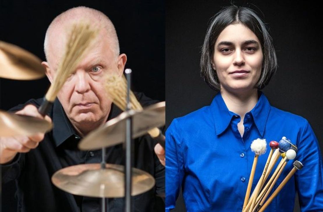 Die beiden Künstler.