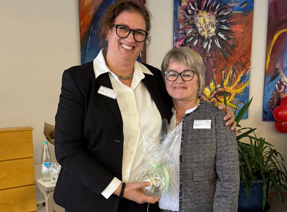 Irene Baranowsky (re.) und ihre Nachfolgerin Melanie Pauly.