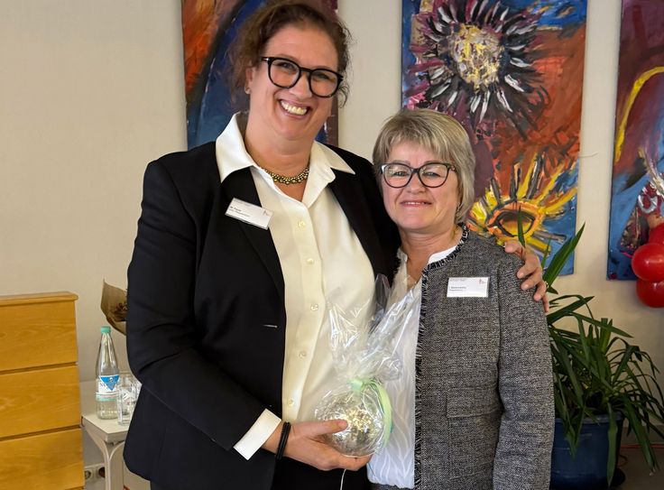 Irene Baranowsky (re.) und ihre Nachfolgerin Melanie Pauly.