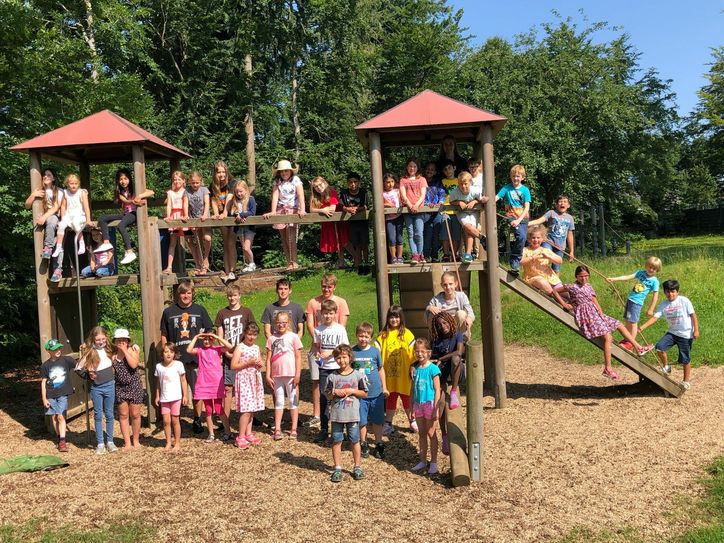 Spaßige, kreative und unbeschwerte Tage verlebten bis zu 70 Kinder bei der Monschauer Ferienfreizeit auf dem Gelände der Höfener Grundschule. Foto: T. Förster