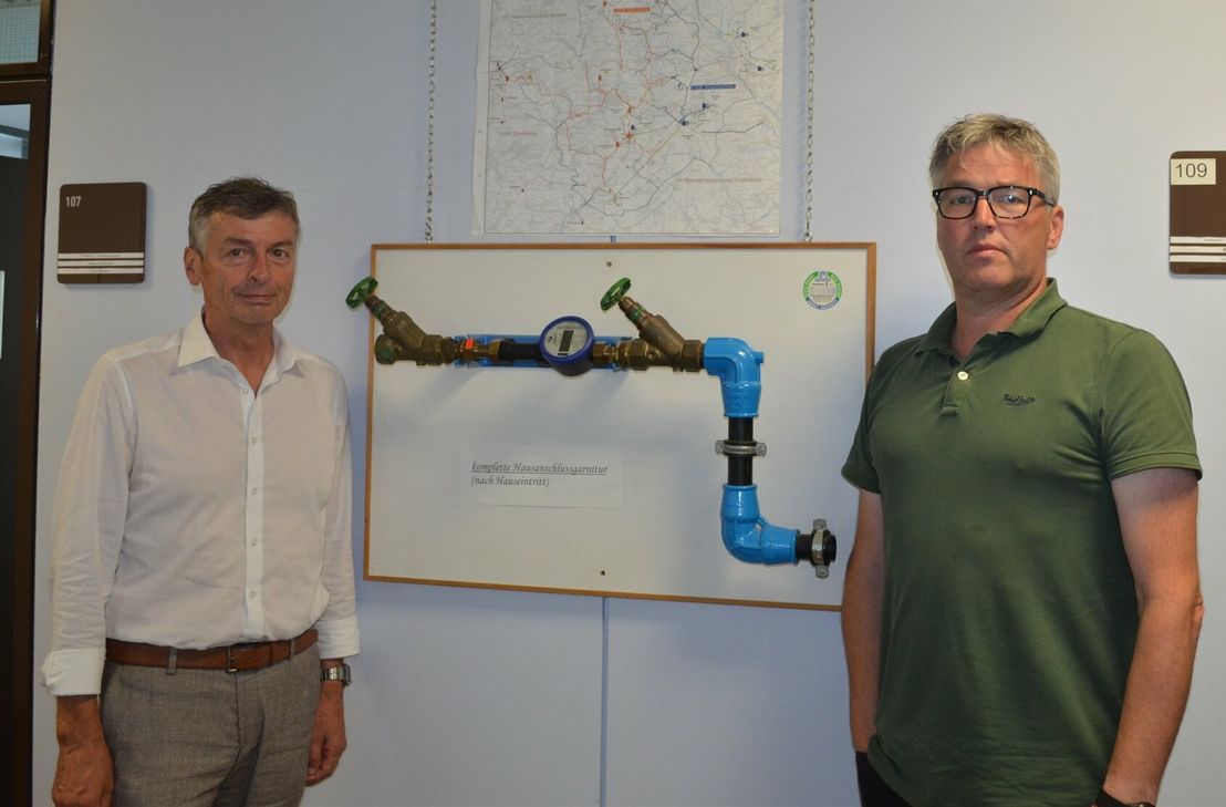 VG-Bürgermeister Michael Boos und Werkleiter Leif Lorscheider.