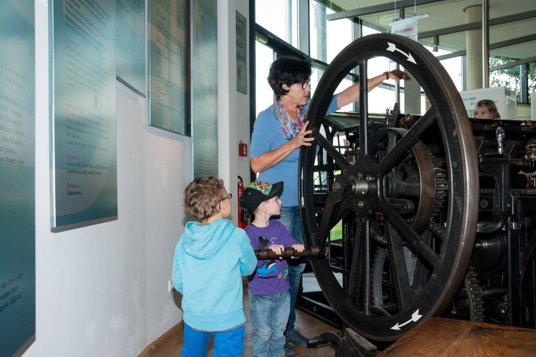 Von Gutenberg bis zum Internet und zur Multimedia-Vision: Diesen spannenden Weg können die Besucher des Druckereimuseums nachvollziehen und mit allen Sinnen erleben.