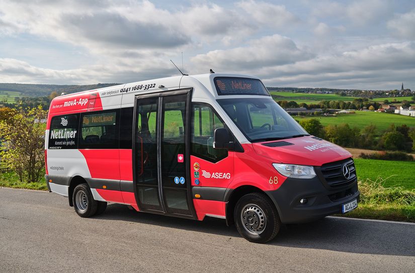 Erweiterte Fahrtzeiten und Sonderregelungen zum NetLiner in den Sommerferien. Foto: ASEAG