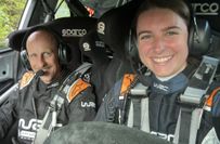 Claire und Beifahrer Michael Wenzel.