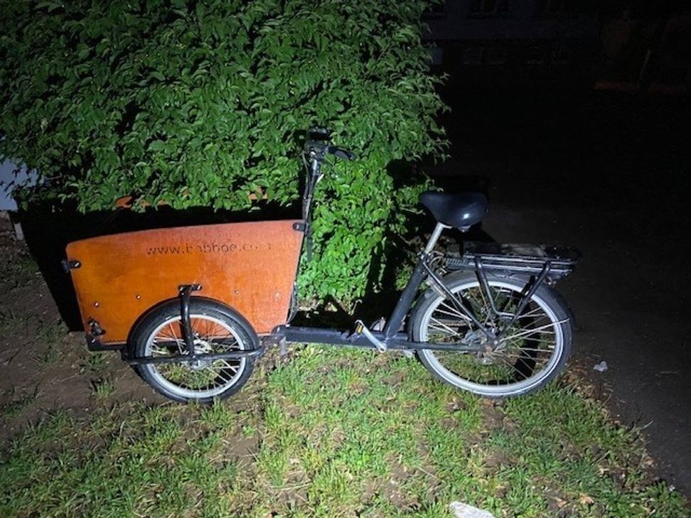 Lastenrad im Wert von 4500 Euro sichergestellt: Polizei sucht Besitzer
