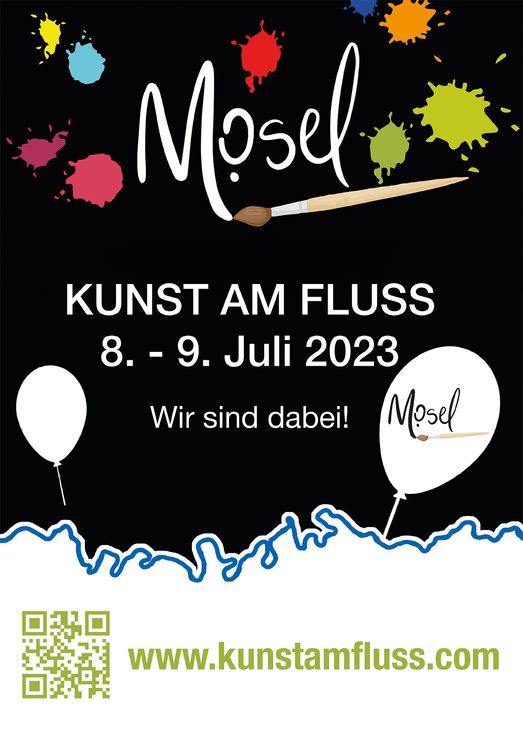 Zahlreiche Künstler beteiligen sich am Projekt "Kunst am Fluss".