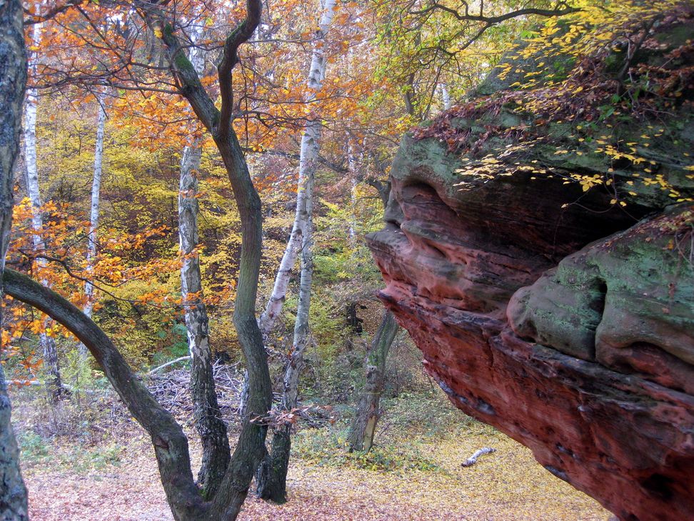 Wegen Dreharbeiten an den Katzensteinen ist der dazugehörige Wanderparkplatz am 28. und 29. Juni nicht zugänglich. Foto: Archiv/pp/Agentur ProfiPress