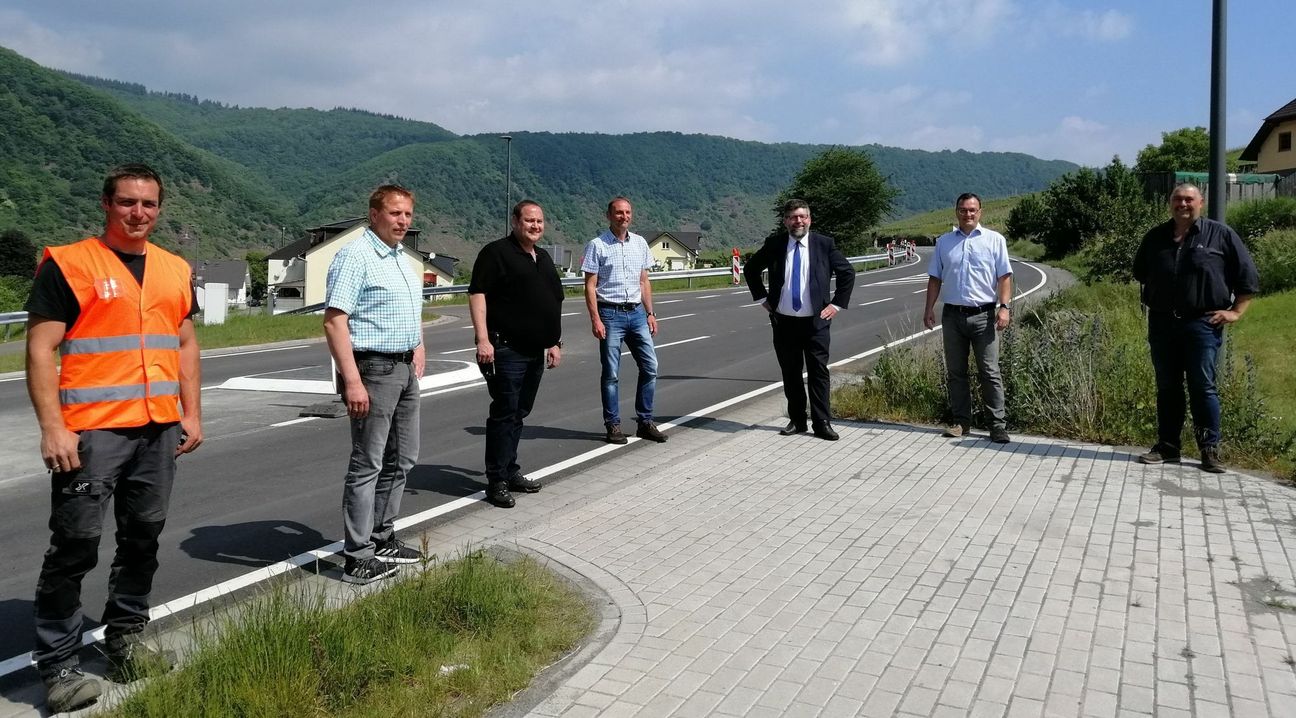 Die Baumaßnahme auf der L 98 bei Mesenich und Senheim wurde jetzt abgenommen.