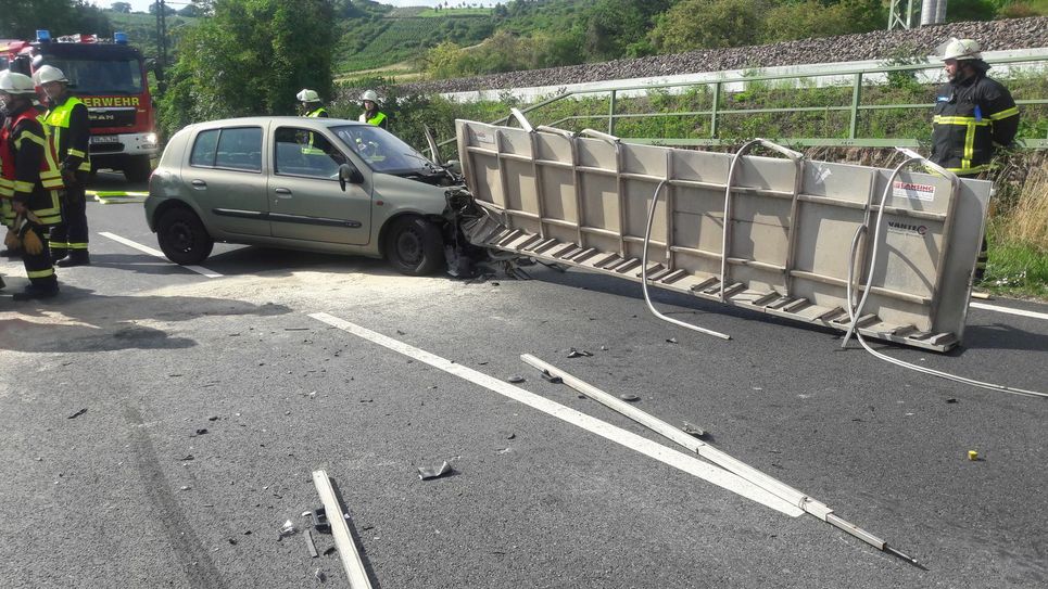 Schwerer Unfall auf der B49 zwischen Igel und Wasserbilligerbrück.