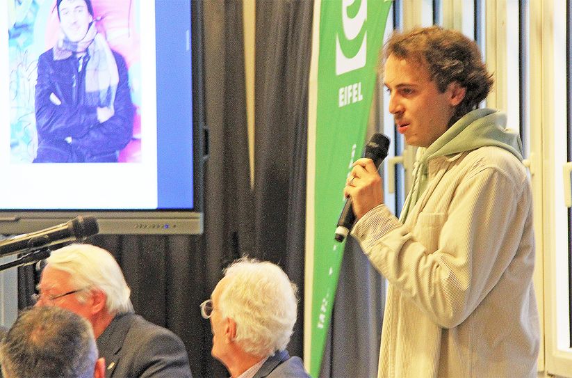 Steetworker Jonas Klein legte auf der Kreistagssitzung gleich mehrere Gründe dar, warum er  dringend Verstärkung benötigt.