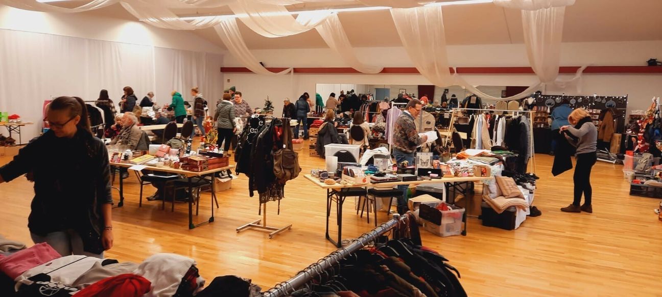Die Tanzwerkstatt Simmerath wird am Sonntag zum Indoor-Flohmarkt.