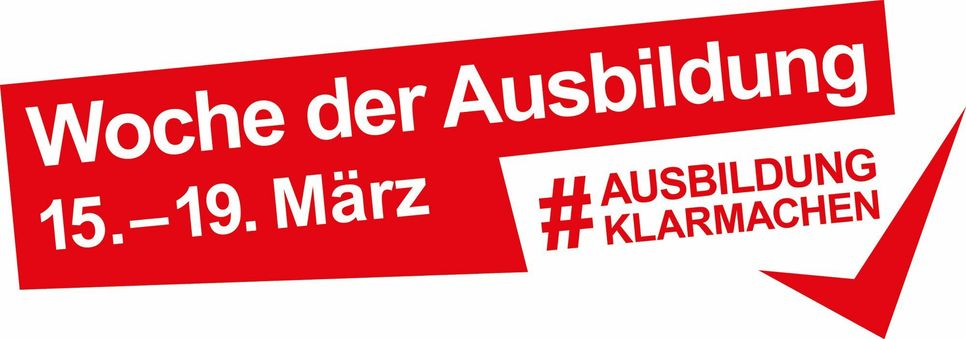 "Ausbildung klarmachen" ist das Motto der Woche der Ausbildung.