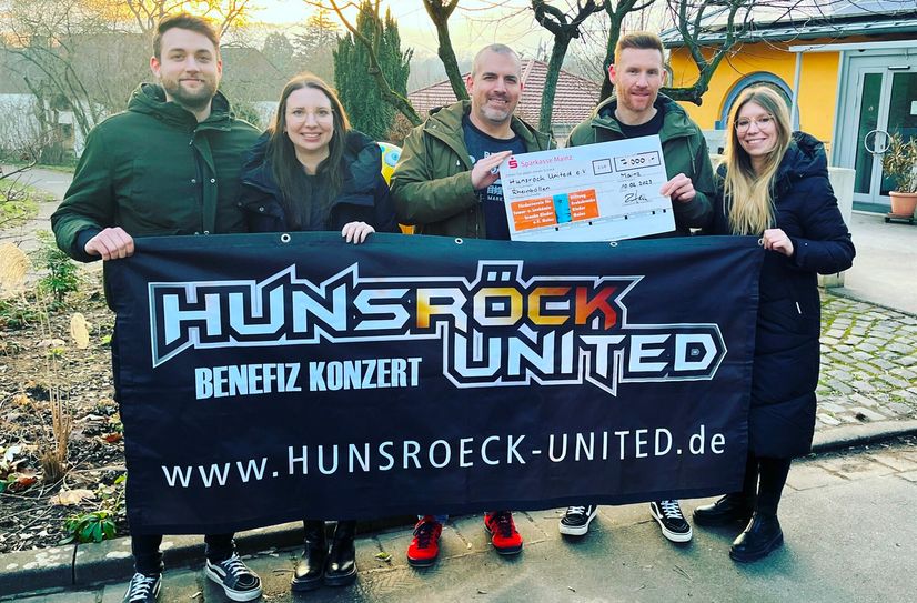 Die Spende stammt aus dem Erlös des Benefizkonzertes im letzen Jahr.