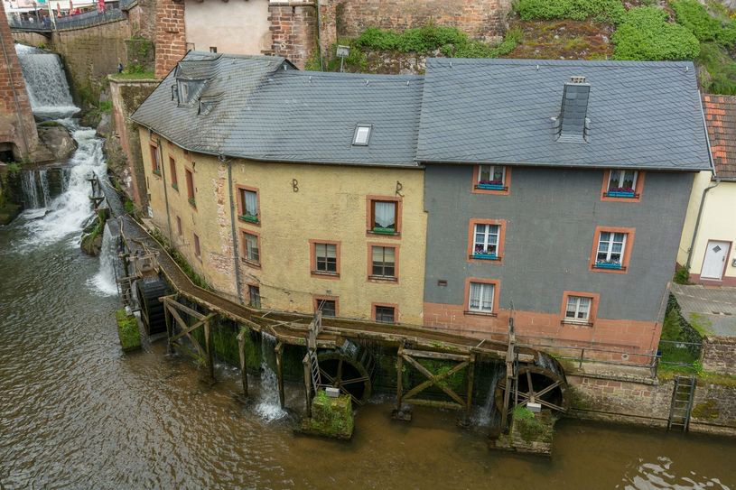 Die Hackenberger Mühle im Herzen von Saarburg. Foto: Costin Dobai