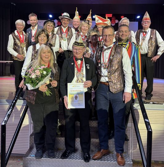 Marcus Bolzhauser mit dem begehrten Krombiere Jeck-Orden.