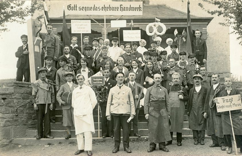 Der Tag der Arbeit am 1. Mai 1935, geschossen von Valentin Reifenberger aus Pronsfeld.