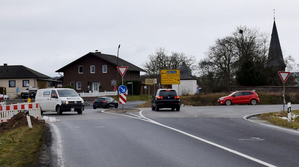 Bereits am Montag, 10. Mai, beginnen die Vorarbeiten am "Eickser Knoten". pp-Archivfoto