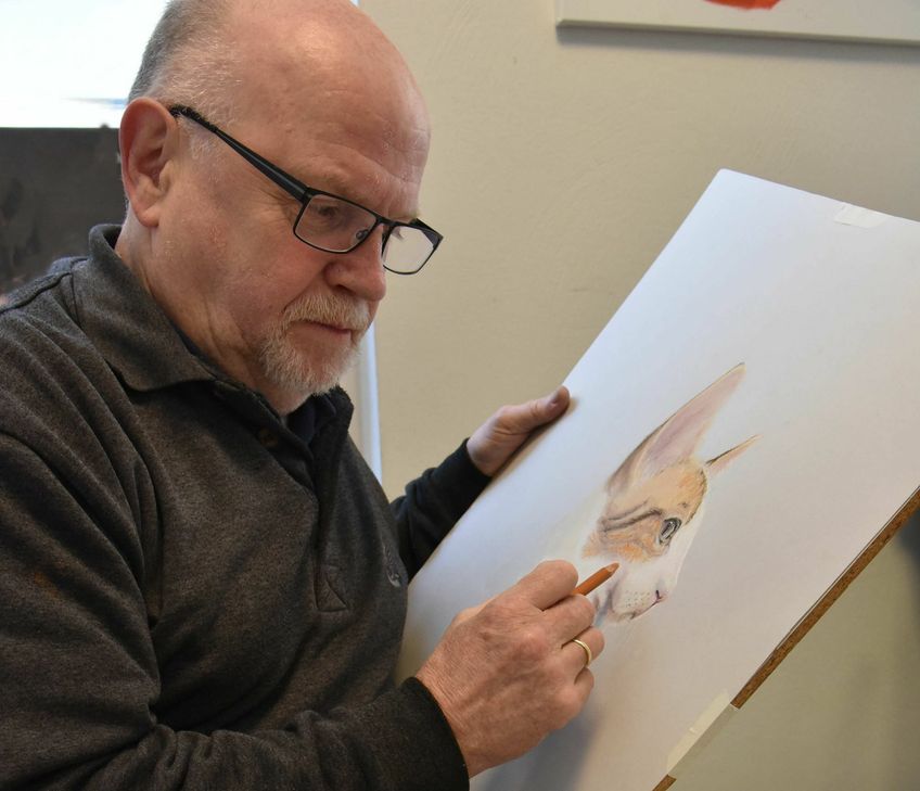 Dieter Breuer in Aktion. Foto: Werner Mertens