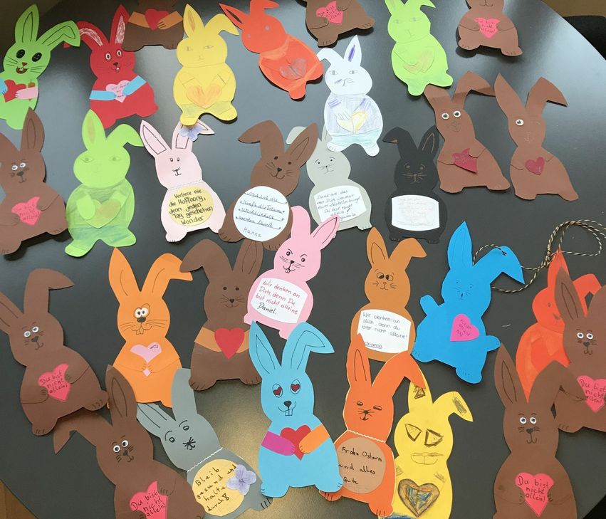 200 Hasen wurden bereits bestellt. Sie gehen an Senioren-Einrichtungen und Krankenhäuser. Foto: Privat/KGS Kommern/pp/Agentur ProfiPress