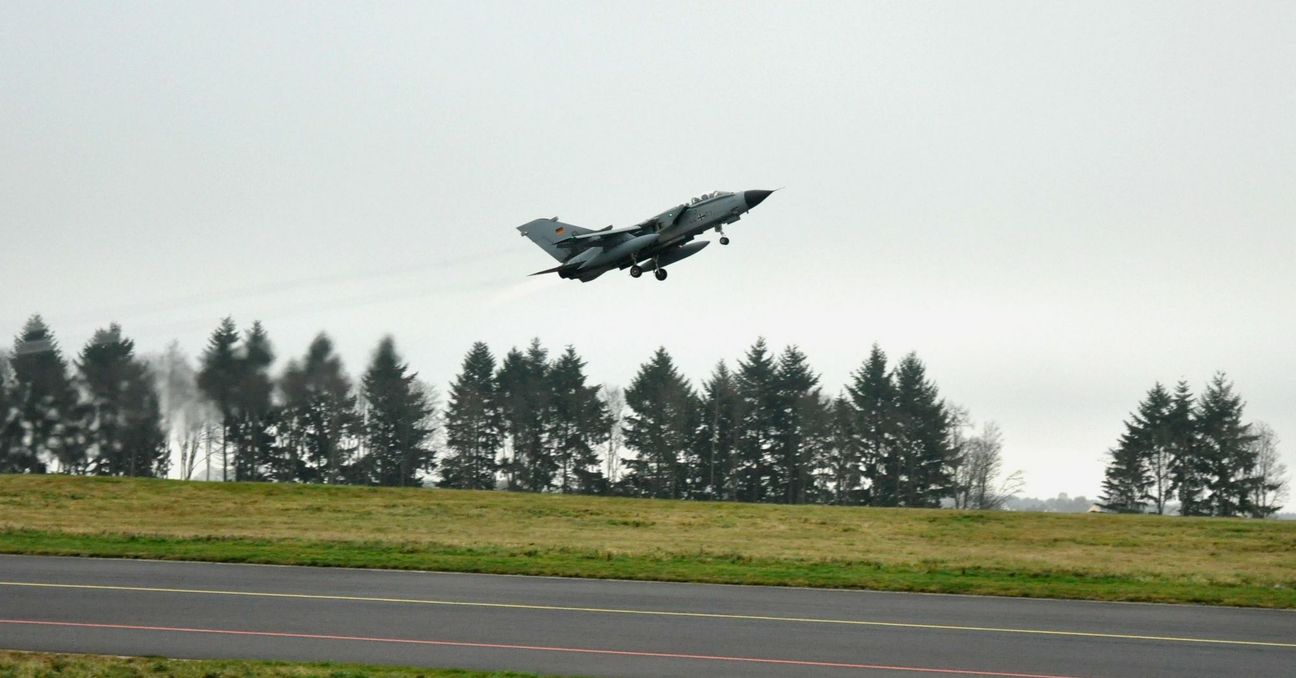 Business as usual - Übungsflugbetrieb auf dem Fliegerhorst Büchel.