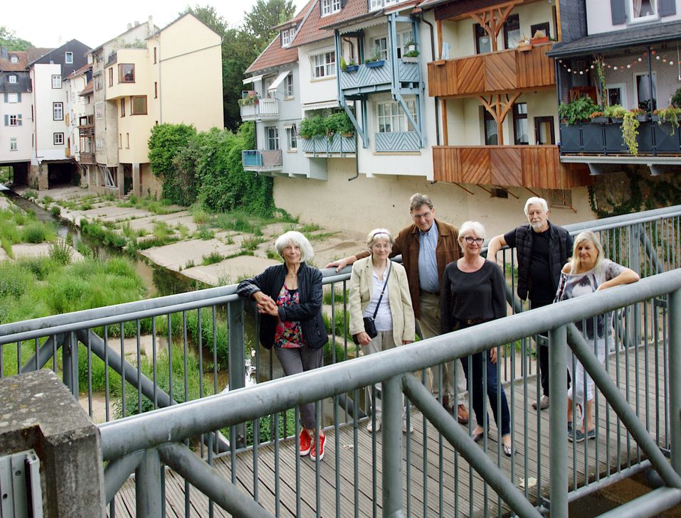 Gründungsmitglieder des Vereins Klein Venedig Bohème (von links): Anette Bauer, Cäcilia Brantzen, Heinz Rüddel, Claudia Hahn, Fernando Monteiro, Conny Teixeira dos Reis und Mike Mattern (nicht auf dem Bild).