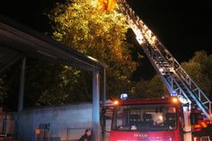 Die Feuerwehrübung fand auf dem Geländes des Bauhofes in Cochem statt.