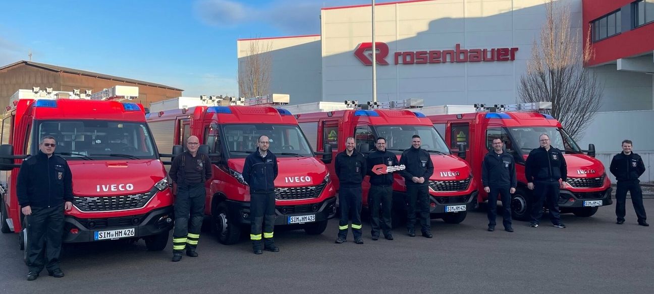 Bei der Firma Rosenbauer in St. Pölten wurde eine umfangreiche Einweisung vorgenommen.
