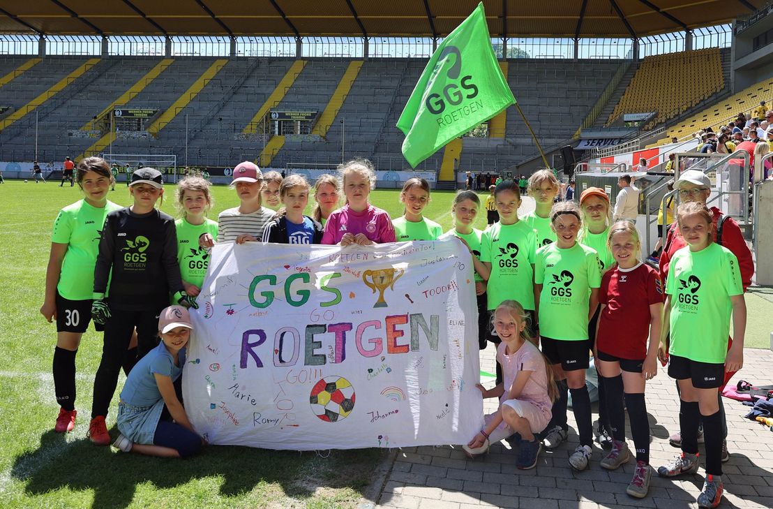 Den 1. Platz der Mädchen belegt in diesem Jahr die GGS Roetgen.